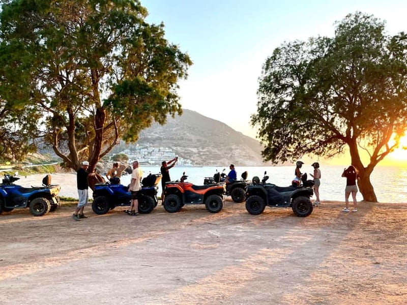 Agia Pelagia: Sunset or Morning Quad Tour & Ghost Town Visit - Key points at a glance