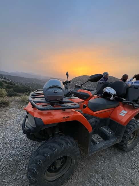 Agia Pelagia: Sunset or Morning Quad Tour & Ghost Town Visit - Starting near Agia Pelagia with a proper quad lesson