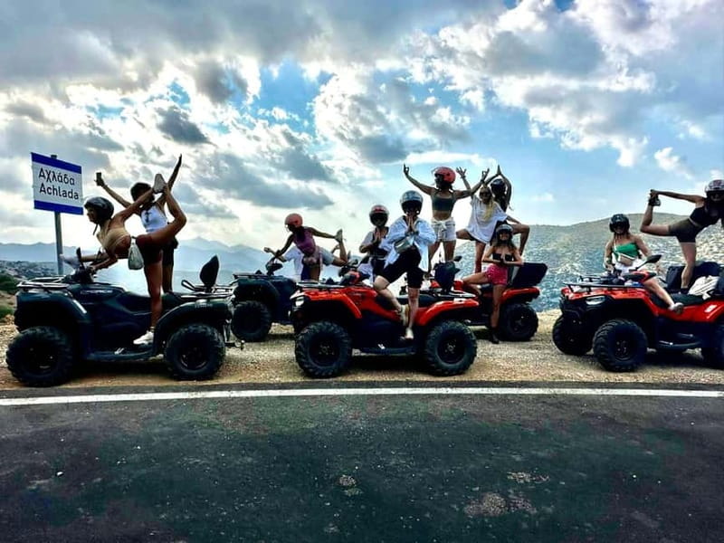 Agia Pelagia: Sunset or Morning Quad Tour & Ghost Town Visit - Fodele break: local drinks, shops, and free time