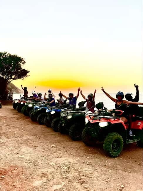 Agia Pelagia: Sunset or Morning Quad Tour & Ghost Town Visit - Riding beyond the resort for 30 minutes