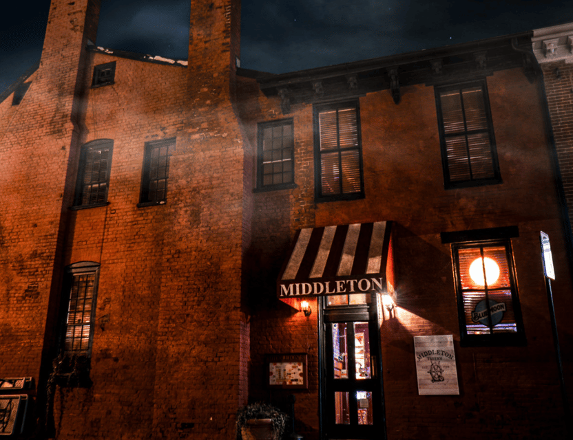 Annapolis Ghosts: Spirits & Spirits Haunted Pub Crawl - Following Roland through an old Annapolis tavern