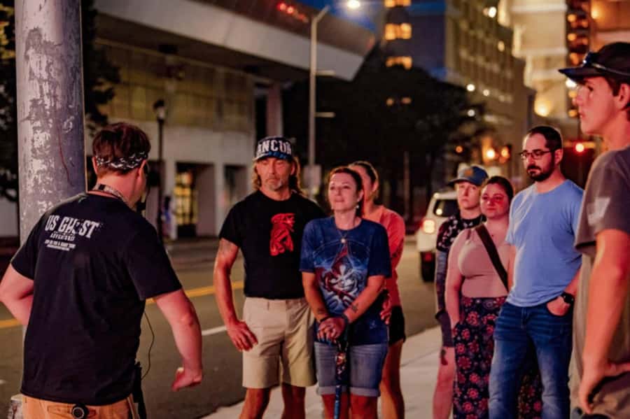 Austin Ghosts Spirits & Poltergeists Haunted Walking Tour - Meeting the Guide at the Omni Hotel