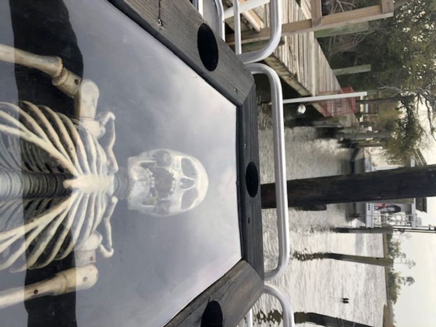 Bay Saint Louis, MS: The Haunted Bayou Cruise - The campfire and the social side