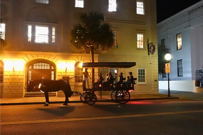 Charleston Haunted Horse and Carriage Evening Tour - Four Corners of Law and the old city center
