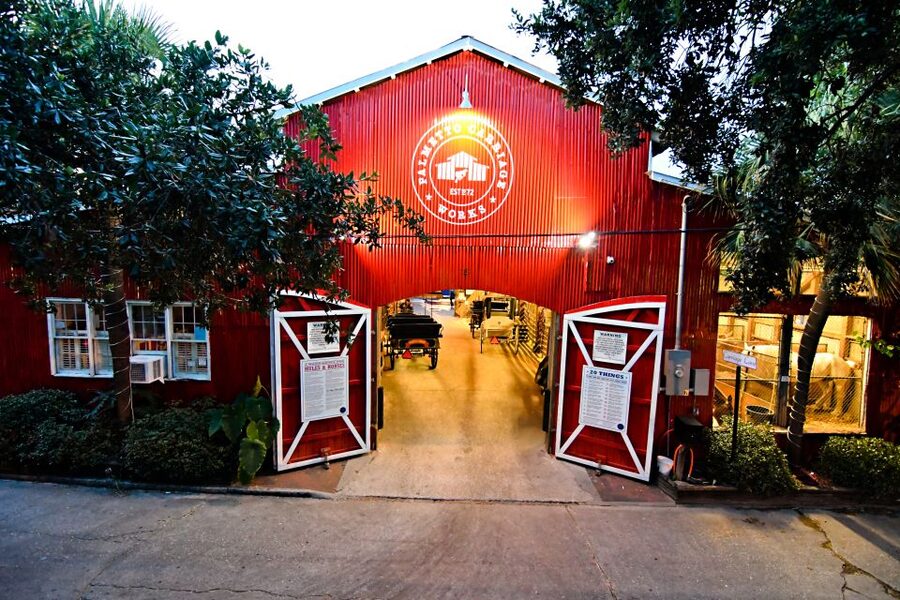 Charleston: Haunted Horse-Drawn Carriage Evening Tour - City Market and the first layer of old Charleston