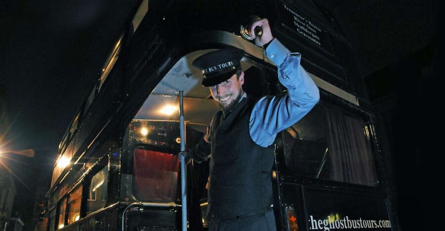 Comedy Horror Show: York Ghost Bus Tour - Meeting the Necrobus near York Station