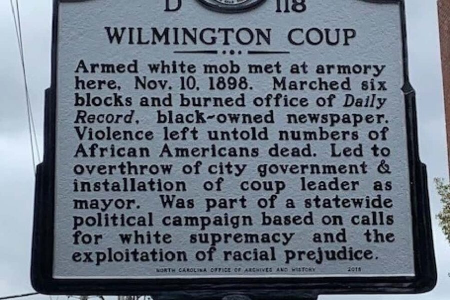 Dark History: Wilmington Coup and Massacre Historic Tour - Starting at Slice of Life on Market Street