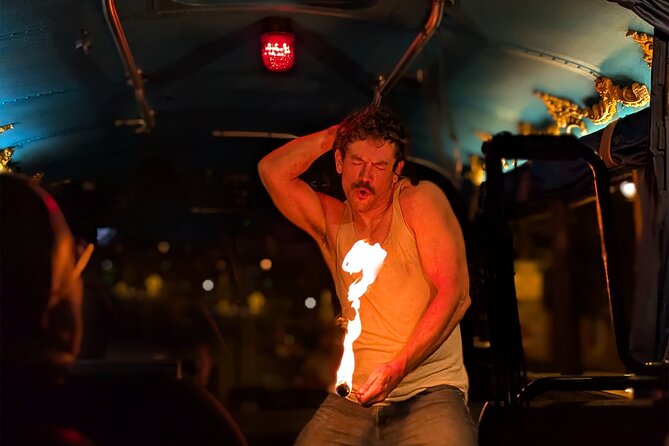 Dead Funny Charlotte Ghost Tour | LaZoom Tours - The open-air bus is part of the experience