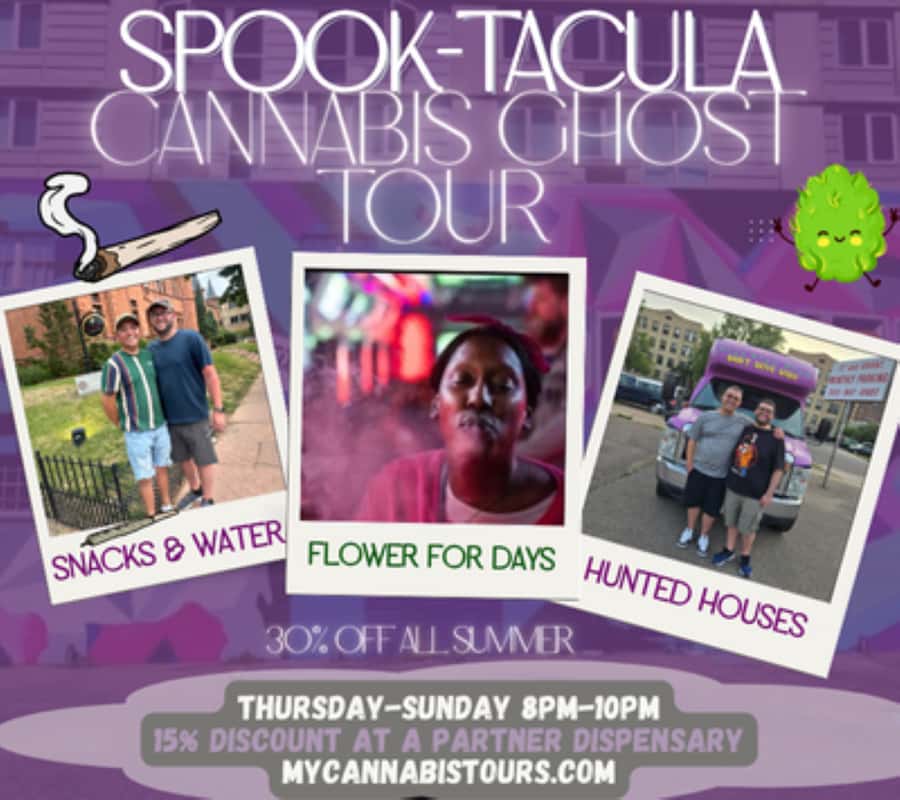 Denver: Spook-tacular Cannabis Ghost Tour - Shopping at two Denver dispensaries