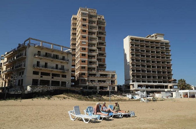 Famagusta Ghost Town & Varosha Insightful - The 1904 British train monument and the scenic drive