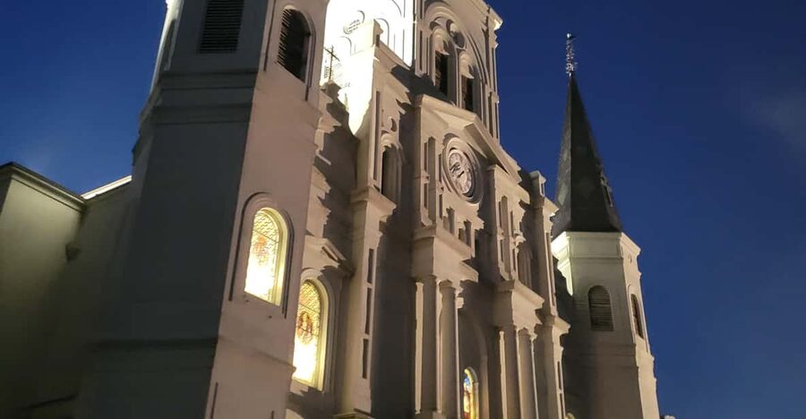 French Quarter: Haunted Hollywood Ghost Tour in New Orleans - LaLaurie Mansion, the tour’s darkest stop