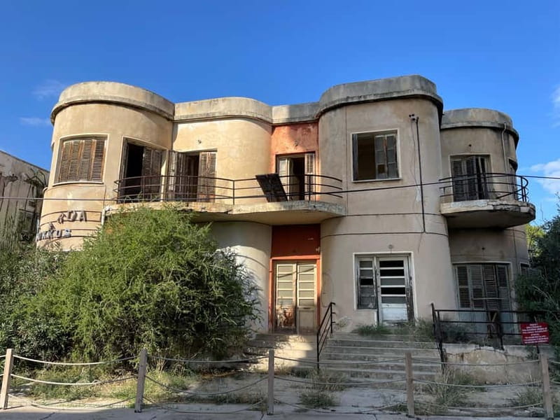 From Aya Napa/Protaras: Varosha Ghost Town Tour on a Red Bus - Getting your bearings with a guide and map
