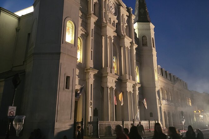 Haunted Hollywood French Quarter Ghost Tour - The Joan of Arc statue marks the halfway point