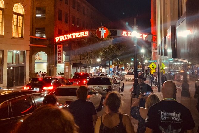 Haunted Nashville Boos and Booze Ghost Walking Tour - The audio, walking pace, and group experience