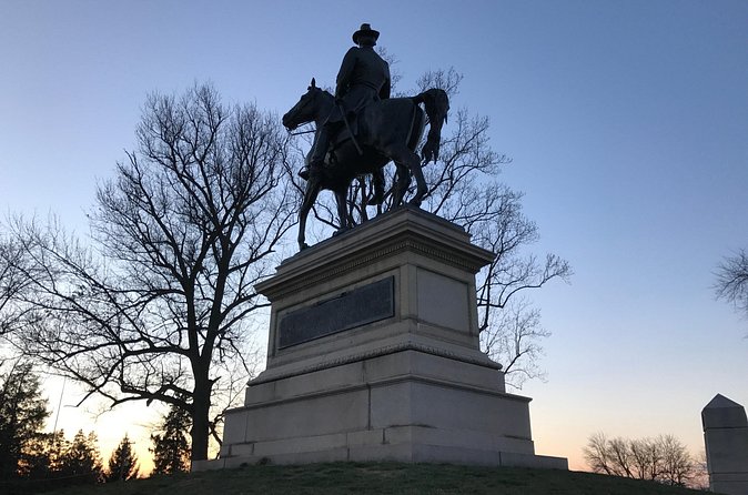 Haunted Smart Phone App Location Aware Walking Tour in Gettysburg - Major General Oliver O. Howard and the soldiers on the hill