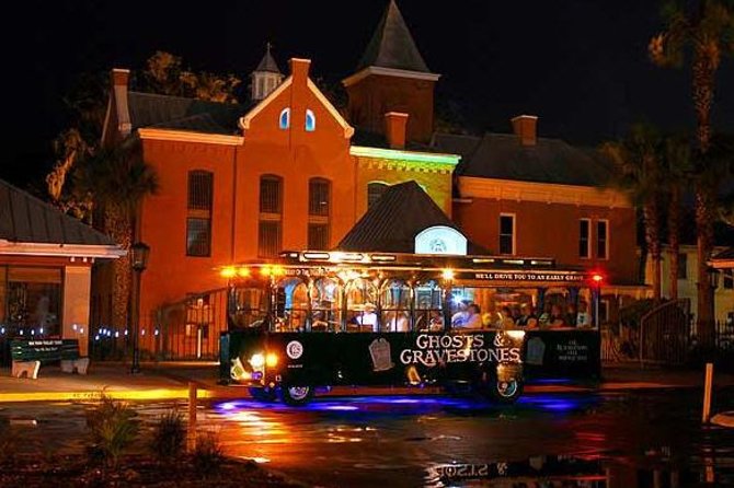 Haunted Trolley Tour of St Augustine - The Old Jail: the evening’s strongest stop