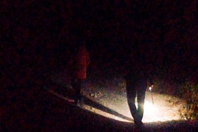 Haunted walk - The route from the meeting point to the mines