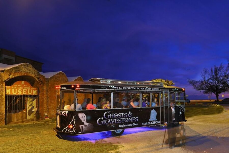 Key West: Ghosts & Gravestones Guided Trolley Tour - Meeting the Trolley of the Doomed at Front and Duval