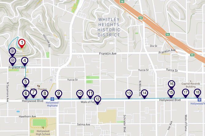 Lost Souls of Hollywood Blvd: a Smartphone Audio Ghost Tour - How the GPS and trivia features work