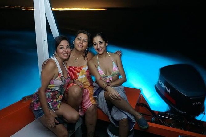 Luminous Lagoon & Rose Hall Haunted Night Tour from Montego Bay - The boat ride at Luminous Lagoon