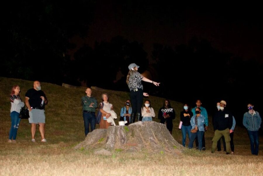 Memphis: Haunted Memphis Bus Tour - The native mounds: an older layer of the city