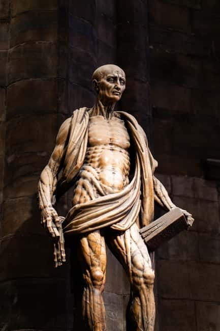Milan: Myths, Legends, and Witches Dark Side Walking Tour - San Bernardino alle Ossa and its bone-covered walls