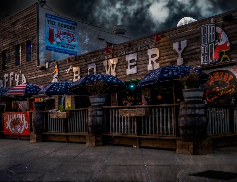 Myrtle Beach: Ghosts and Pirates Haunted City Walking Tour - The Boardwalk and Promenade after sunset