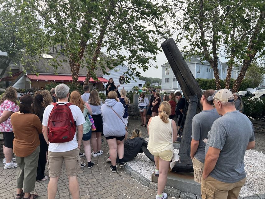 Mystic: Guided Ghost Tour of Downtown Mystic at Night - Starting beneath the anchor at Liberty Pole Square