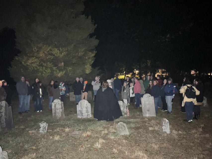 Mystic: Guided Graveyard Ghost Tour by Moonlight - Key Points At A Glance