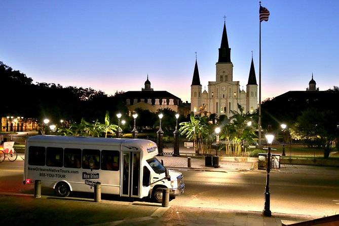 New Orleans Dead of Night Ghosts and Cemetery Bus Tour - Meeting your guide at the Rampart Treehouse