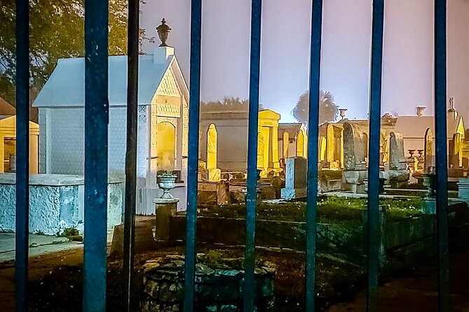 New Orleans Dead of Night Ghosts and Cemetery Bus Tour - St. Louis Cemetery No. 3 and a cemetery beneath the cemetery