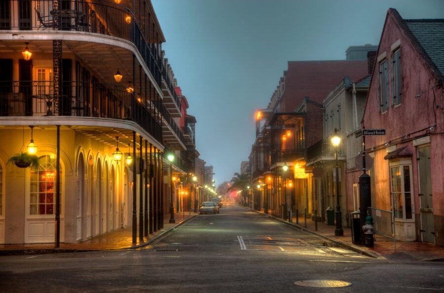New Orleans: Night Cemetery and Ghost BYOB Bus Tour - Leaving the French Quarter for the old edge of town