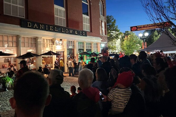 Old Salem Ghost Tour with Ghost Hunting Gear - Meeting the tour at the Bewitched statue