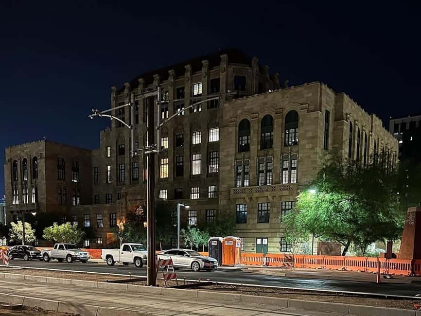Phoenix: Murders & Mysteries True Crime Car Ghost Tour - The haunted theater and its reported ghosts