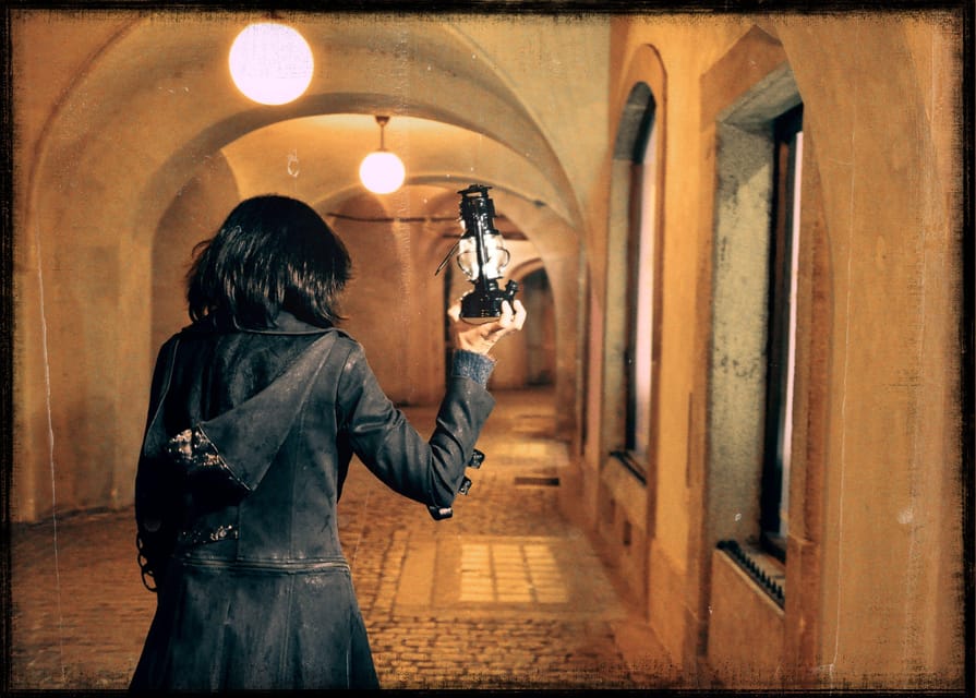 Prague: Ghosts, Legends, Medieval Underground & Dungeon Tour - From U Kata to Franz Kafka Square