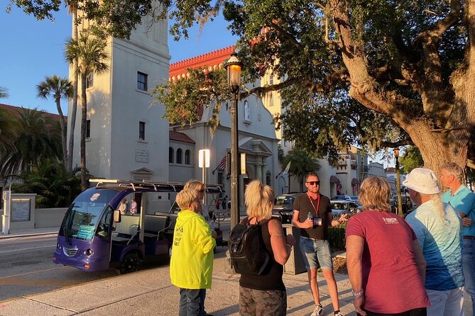 Riding with the Ghosts a Golf Cart Ghost Tour in St Augustine - Starting at Charlotte Street