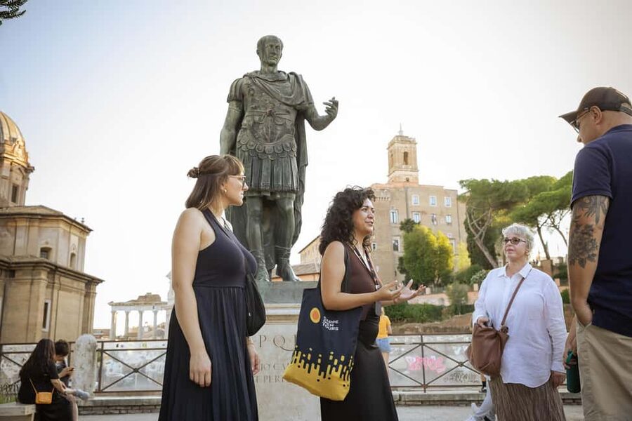 Rome: Colosseum and Ancient Dark History Walking Tour - Forum of Augustus and the Cost of Power