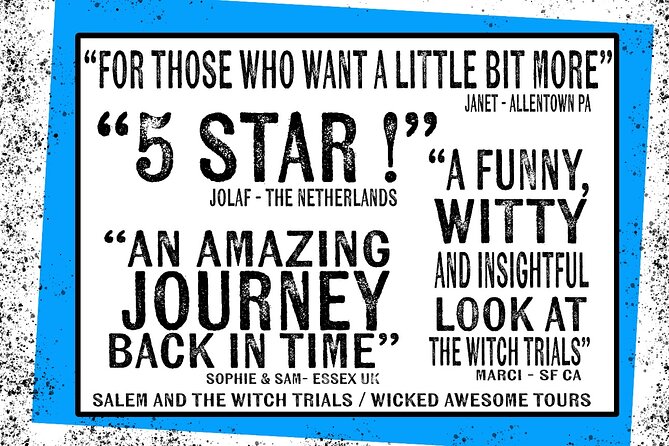 Salem and The Witch Trials - What makes Jobian such an effective guide