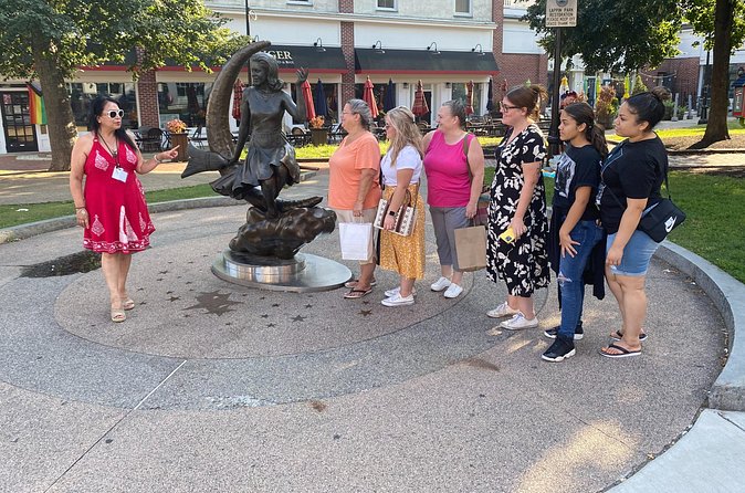 Salem Witch Tour - The Elizabeth Montgomery statue and Salem’s lighter side