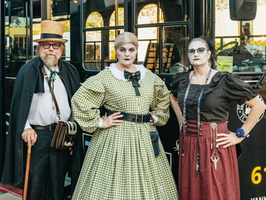 San Diego: Ghosts & Gravestones Trolley Tour - Walking through El Campo Santo Cemetery
