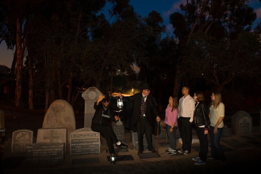 San Diego: Ghosts & Gravestones Trolley Tour - Starting at Old Town Market on Twiggs Street
