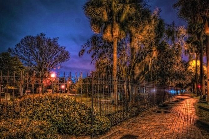 Savannah's Ghost City "Dead of Night" Walking Night Tour - Starting beneath the trees in Johnson Square