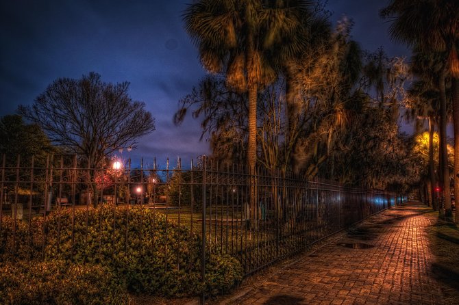 Savannah's Ghost City "Dead of Night" Walking Night Tour - The Old Sorrel Weed House from the street