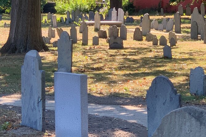 Self-Guided Smartphone Ghost Walking Tour in Salem - End at the Salem Witch Trials Memorial