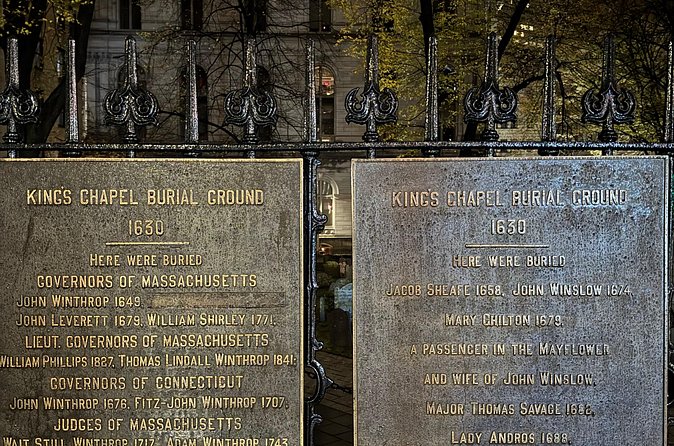 Spirits Of The Dead - A Boston Ghost Tour - Boston Common after sunset