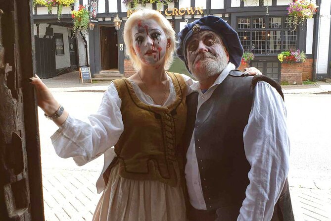 Tudor World Ghost Tour by Lantern light inside the building - The value of the $12.83 admission