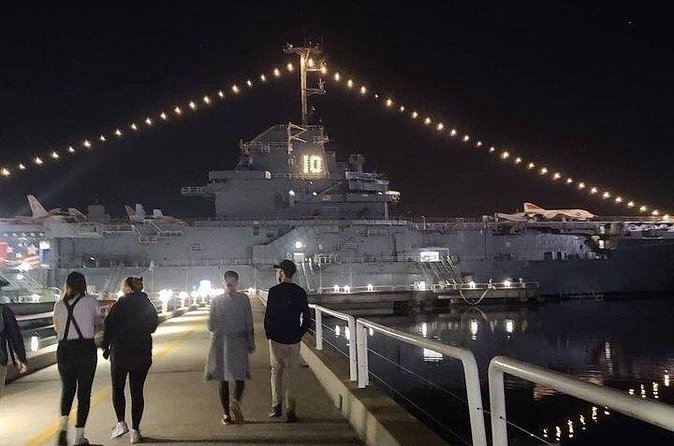 USS Yorktown Ghost Tour with Exclusive Night-Time Access - The guides shape the mood
