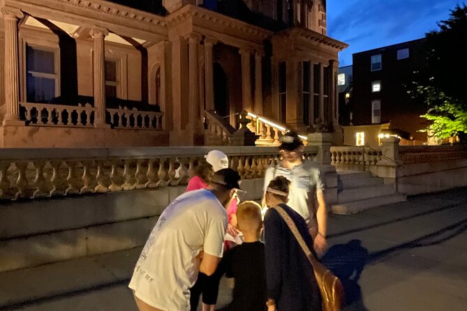 Walk With Ghosts in Portland - Monument Square begins the story