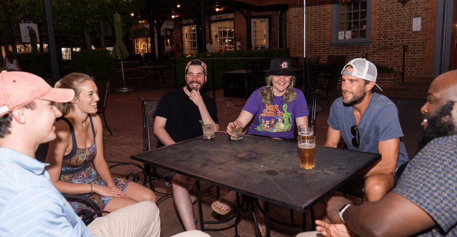 Williamsburg: Colonial Ghosts Haunted Pub Crawl - Bruton Parish Church and the first colonial stories