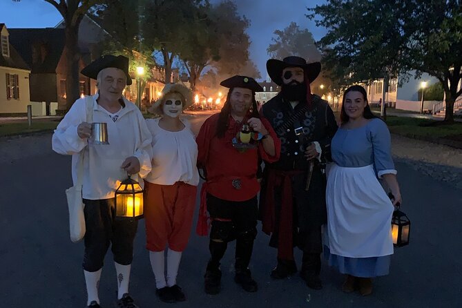 Williamsburg Ghosts, Witches and Pirates Tour - Key points at a glance